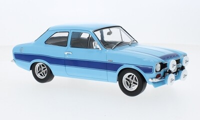 1:18 MCG - Ford Escort MK I RS 2000, hellblau/blau, RHD, 1973