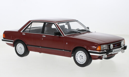 1:18 MCG - Ford Granada MK II 2.8 Ghia, metallic-dunkelrot, 1982