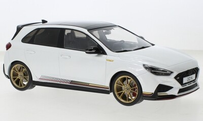 1:18 MCG - Hyundai i30 N Drive-N Limited Edition, metallic-weiss, 2021 1:18 MCG - Hyundai i30 N Drive-N Limited Edition, metallic-weiss, 2021
