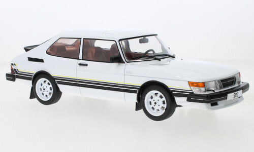 1:18 MCG - Saab 900 Turbo, weiss/Dekor, 1981
