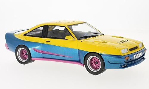 1:18 MCG - Opel Manta B Mattig, gelb/blau, 1991
