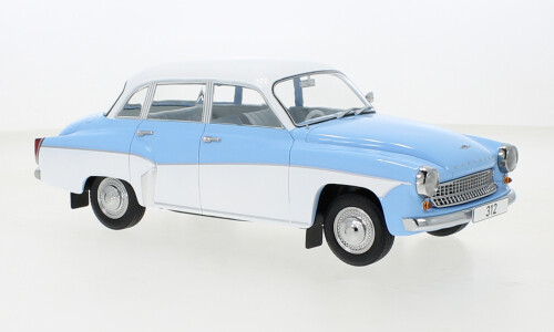 1:18 MCG - Wartburg 312, hellblau/weiss, 1965