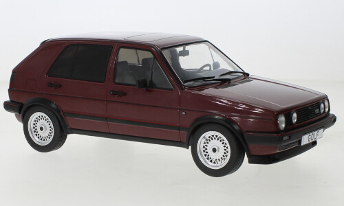 1:18 MCG - VW Golf II GTI, metallic-dunkelrot, 1984