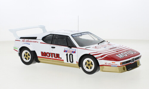 1:18 Ixo - BMW M1, No.10, Rally WM, Tour de Corse, B.Darniche/A.Mahe, 1982