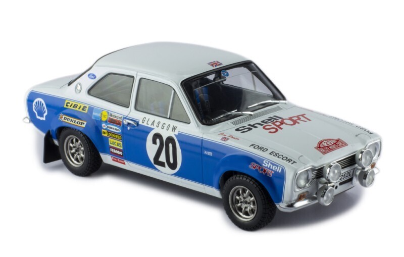1:18 Ixo - Ford Escort MK I RS 1600, No.20, Rally Monte Carlo , H.Mikkola/J.Porter, 1973