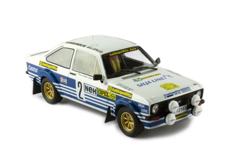 1:18 Ixo - Ford Escort MK II RS, No.2, Rallye WM, Rallye Schweden, A.Vatanen/T.Harryman, 1982