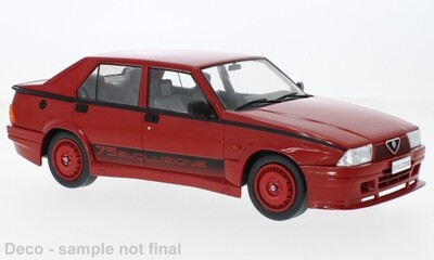 1:18 MCG - Alfa Romeo 75 Turbo Evoluzione, rot, 1987 1:18 MCG - Alfa Romeo 75 Turbo Evoluzione, rot, 1987