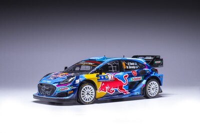 1:18 Ixo - Ford Puma Rally 1, No.8, WRC, Central European Rally, O.Tanak/M.Jarveoja, 2023