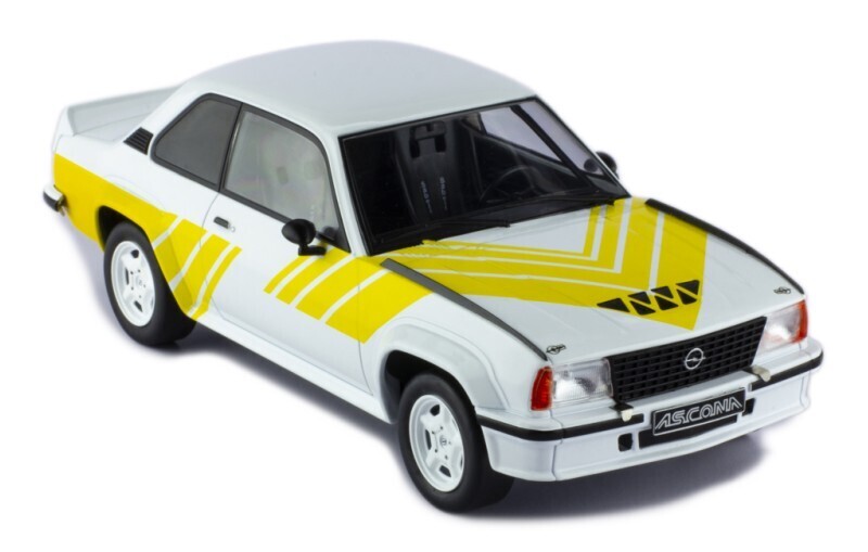 1:18 Ixo - Opel Ascona B 400, weiss/gelb, 1982
