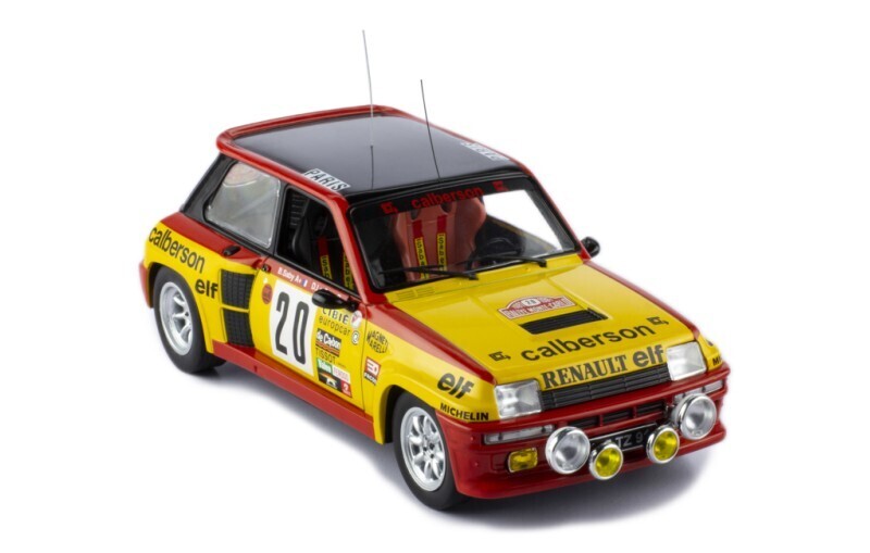 1:18 Ixo - Renault 5 Turbo, No.20, Calberson , Rallye WM, Rallye Monte Carlo, B.Saby/D.Le Saux, 1981