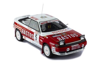 1:18 Ixo - Toyota Celica GT-Four ST165, No.5, Bastos, Haspengouw Rallye, R.Verreydt/G.Biar, 1990