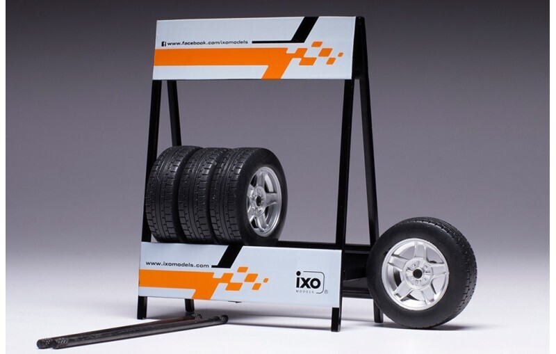 1:18 Ixo - Zubehör Lada VFTS Whells, silber, Set of 4 Wheels