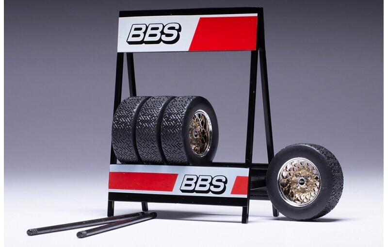 1:18 Ixo - Zubehör BBS 13 inch, chrom/gold, Set of 4 Wheels