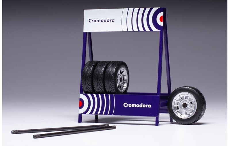 1:18 Ixo - Zubehör Räderset: Cromodora, silber, Set of 4 Wheels
