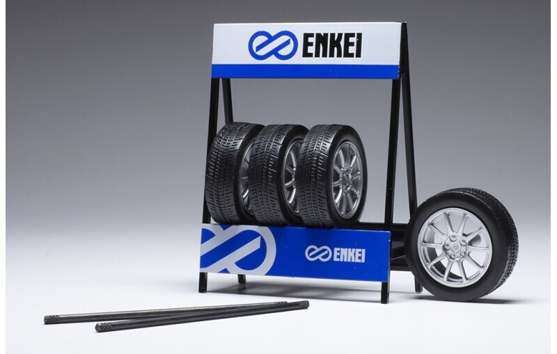 1:18 Ixo - Zubehör Räderset: Enkei, silber, Set of 4 Wheels