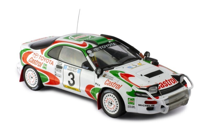 1:18 Ixo - Toyota Celica Turbo 4WD (ST185), No.3, Castrol, Rallye WM, Safari Rally, I.Duncan/I.Munro, 1993