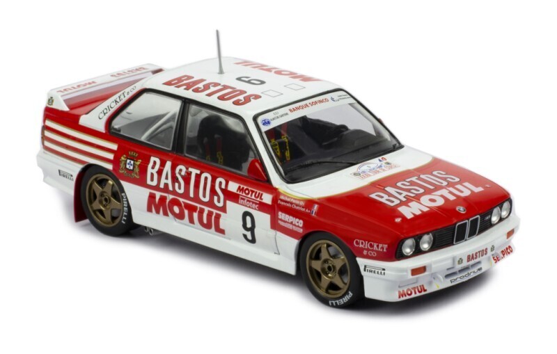 1:24 Ixo - BMW M3 (E30), No.9, Bastos, Rallye WM, Rallye Tour de Corse, F.Chatriot/M.Perin, 1988