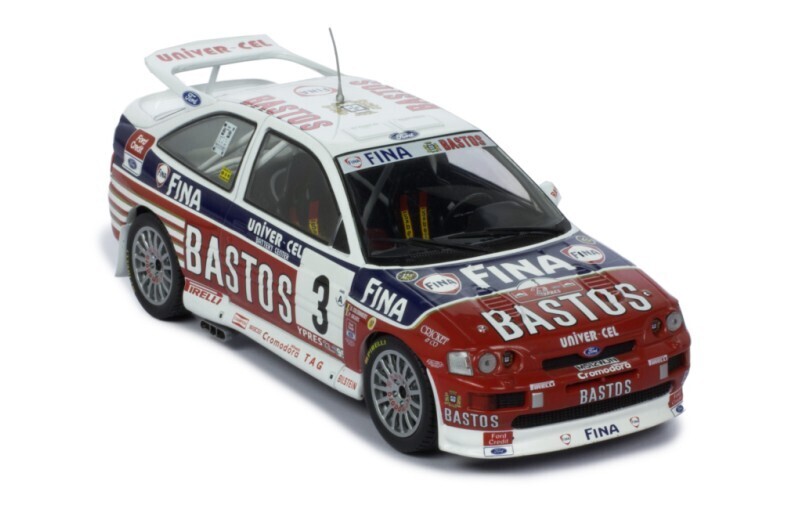 1:24 Ixo - Ford Escort RS Cosworth, No.3, Bastos, 24h Ypres, P.Snijers/D.Colebunders, 1995