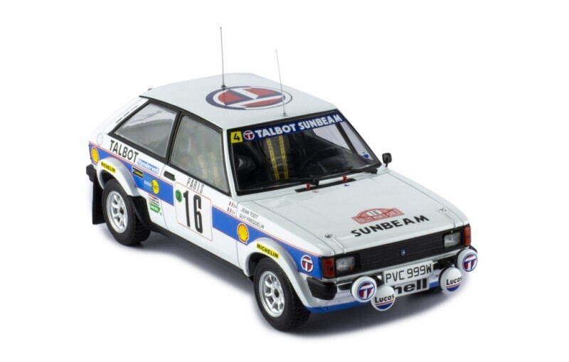 1:24 Ixo - Talbot Sunbeam Lotus, No.16, Rallye WM, Rally Monte Carlo , G.Frequelin/J.Todt, 1981