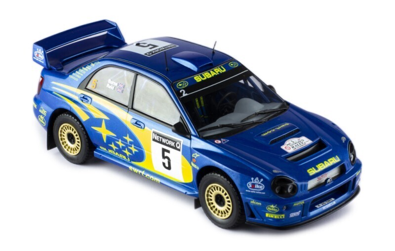 1:24 Ixo - Subaru Impreza S7, No.5, Rallye WM, Rally of Great Britain, R.Burns/R.Reid, 2001