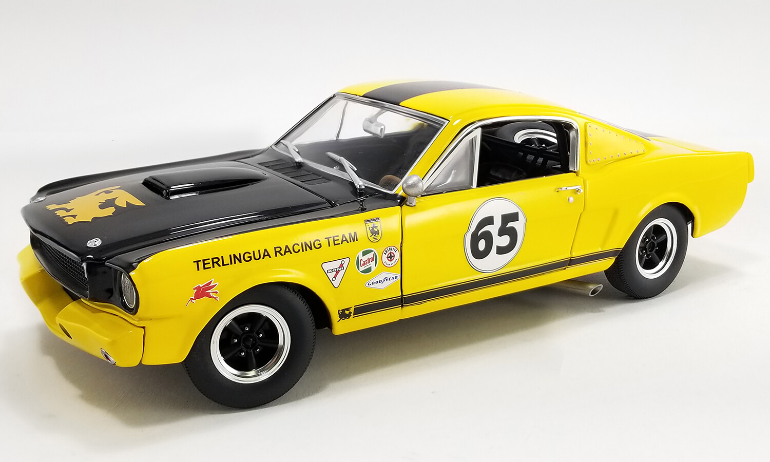 1:18 ACME - 1965 Shelby GT350R #65 Terlingua Tribute, yellow