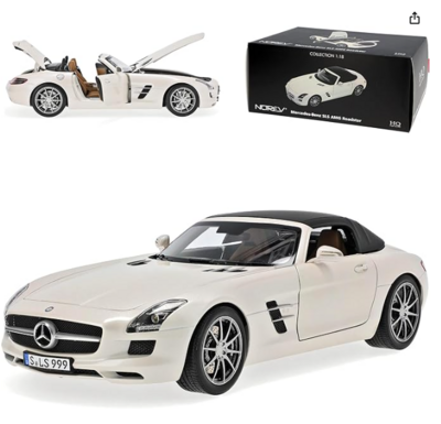 1:18 Norev - Mercedes-Benz SLS AMG Roadster R197 2009-2014 - white (verpackung kann beschädigt sein) 1:18 Norev - Mercedes-Benz SLS AMG Roadster R197 2009-2014 - white (verpackung kann beschädigt sein)