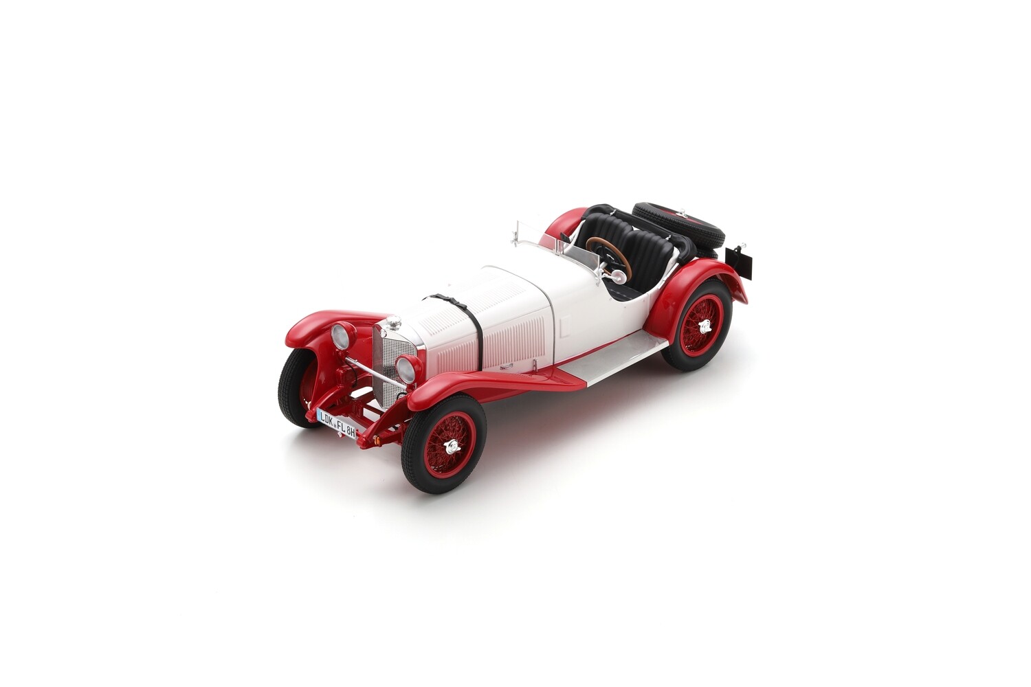 1:18 Schuco - Mercedes-Benz SSK Weiß Rot