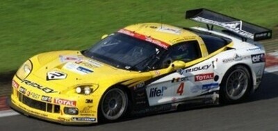 1:43 Spark - Chevrolet Corvette C6.R No.4 PK Carsport Winner 24H Spa 2009 M. Hezemans - A. Kumpen - J. Menten - K. Mollekens