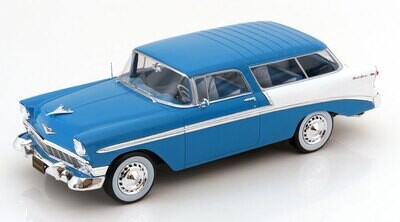 1:18 KK Scale - Chevrolet Bel Air Nomad 1956 türkis/weiß