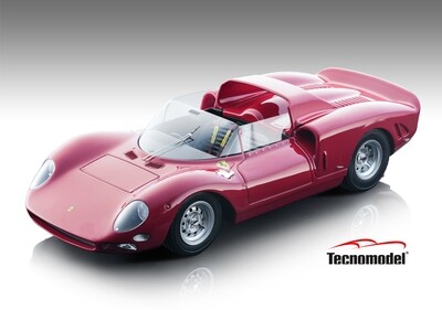 1:18 Tecnomodel - Ferrari 275/330 P2 Spider #0 Press Version 1965 Red