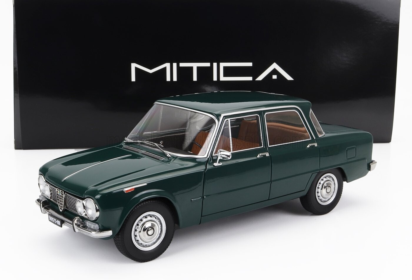 1 18 Mitica Diecast Alfa Romeo Giulia 1.6 Ti Verde Muschio 1962