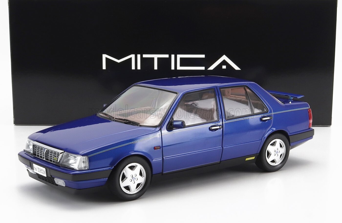1:18 Mitica Diecast - Lancia Thema 8.32 Ferrari 1S 1986 Blue Metallic