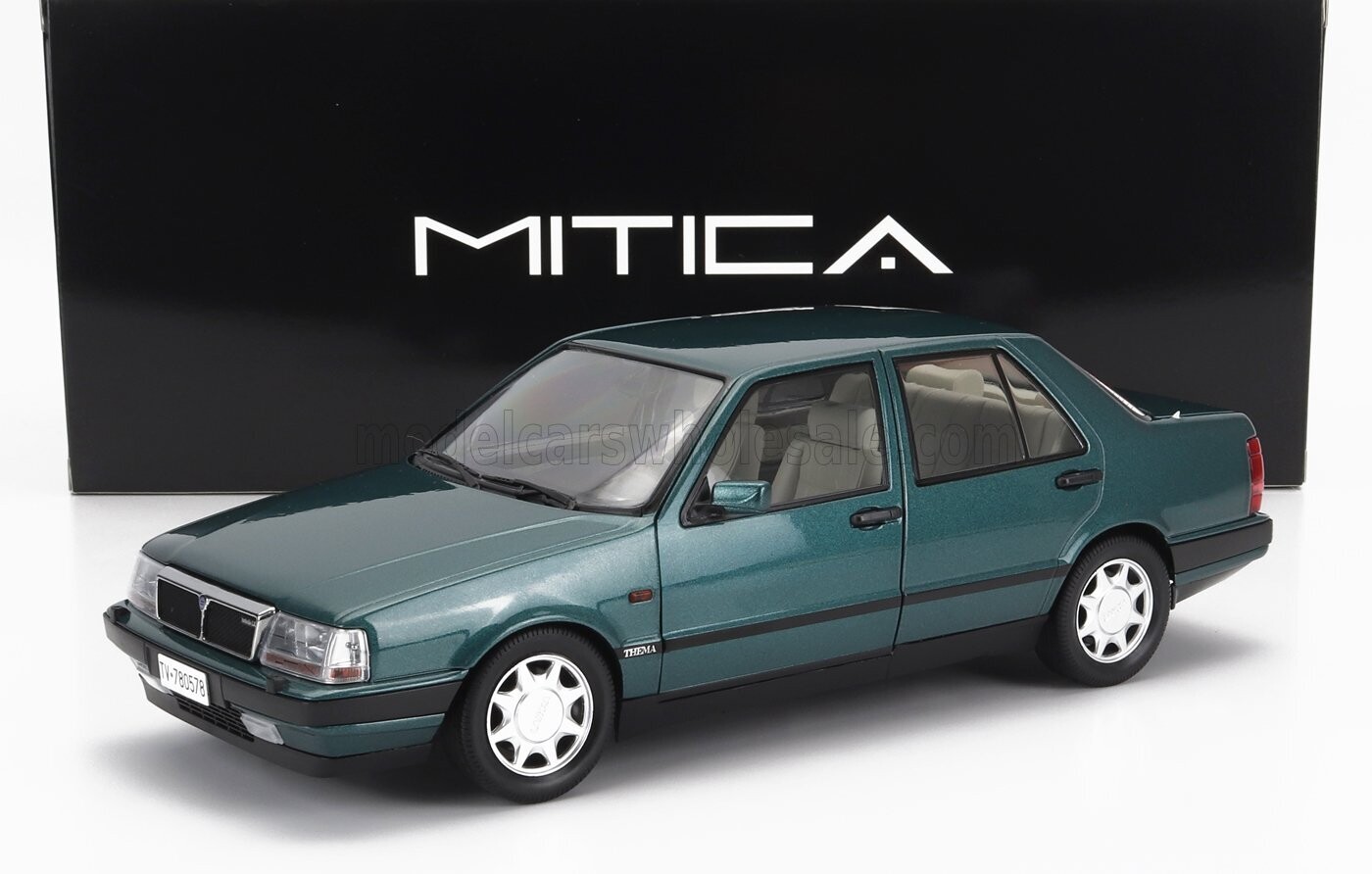 1:18 Mitica Diecast - Lancia Turbo 16V LX 2S 1991 Blue Pertol Metallic