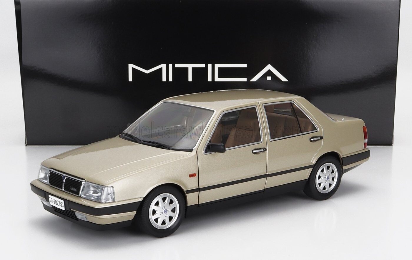 1:18 Mitica Diecast - Lancia Turbo i.e. 1S 1984 Platino Metallic