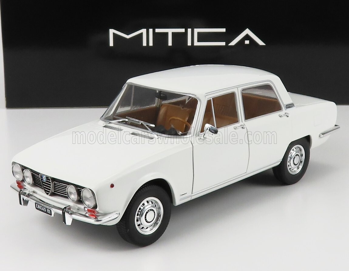 1:18 Mitica Diecast - Alfa Romeo 1750 Berlina 2-Series 1969 White