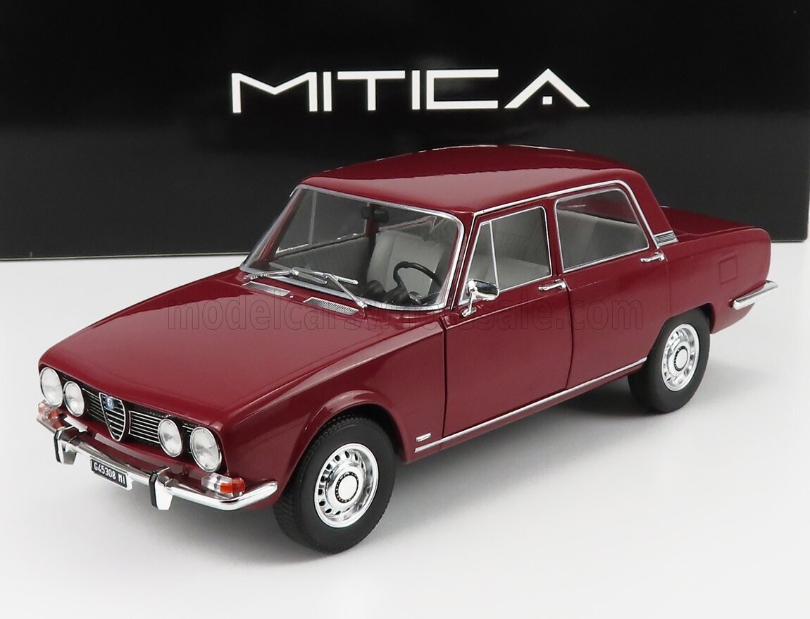1:18 Mitica Diecast - Alfa Romeo 1750 Berlina 1-Series 1968 Prugna 525