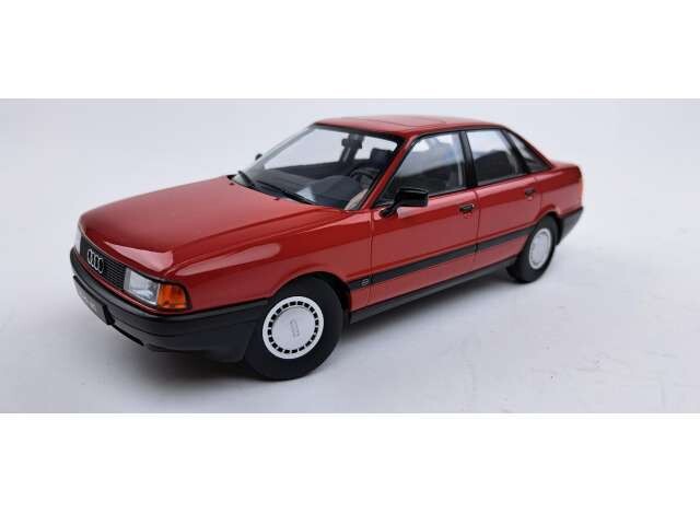 1:18 Triple9 - 1989 Audi 80 B3, bright red