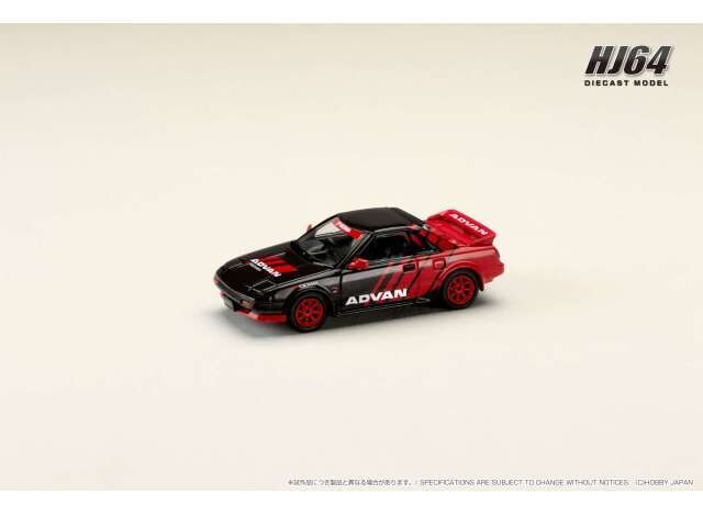 1:64 Hobby Japan - Toyota MR2 1600G limited super charger *Advan*, red/black