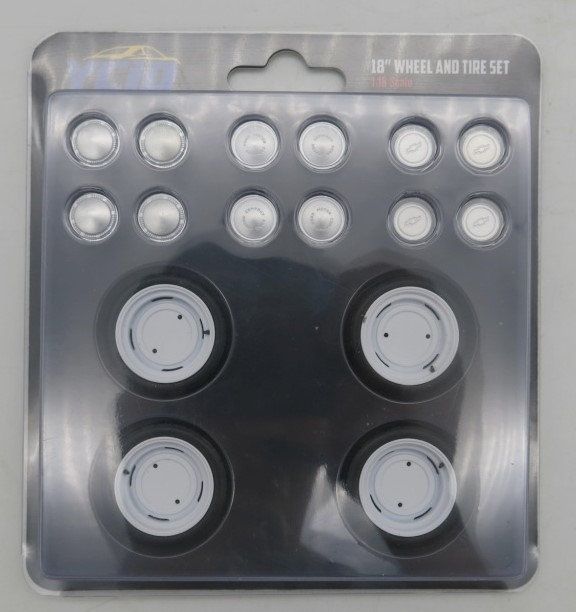 1:18 YCID - 18 Zoll Dog Dish Räder Set GM/Ford/Mopar