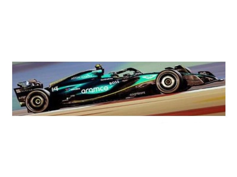 1:64 Spark - Aston Martin Aramco F1 Team AMR24 No.14 2024 Fernando Alonso