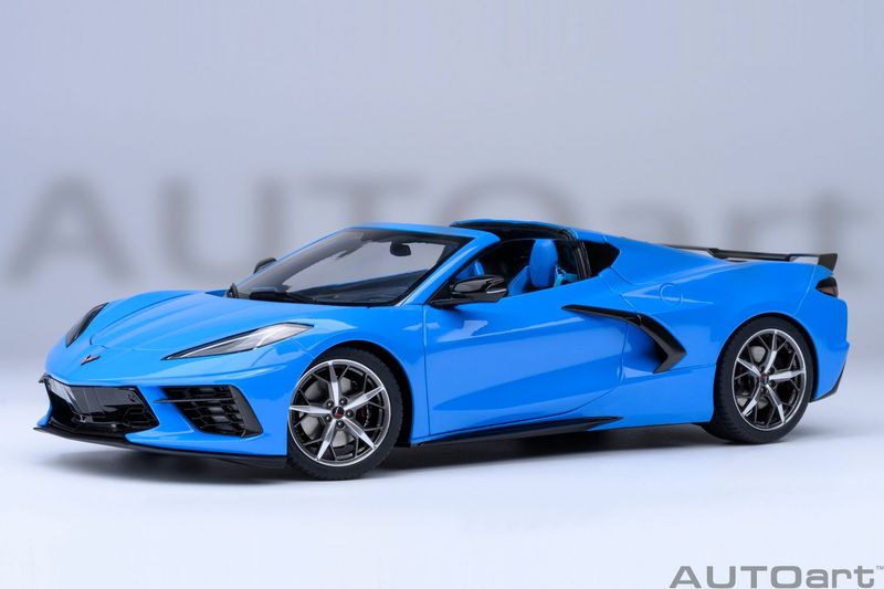 1:18 Autoart - Chevrolet Corvette C8 Stingray Z51 (Rapid Blue) 1:18 Autoart - Chevrolet Corvette C8 Stingray Z51 (Rapid Blue)