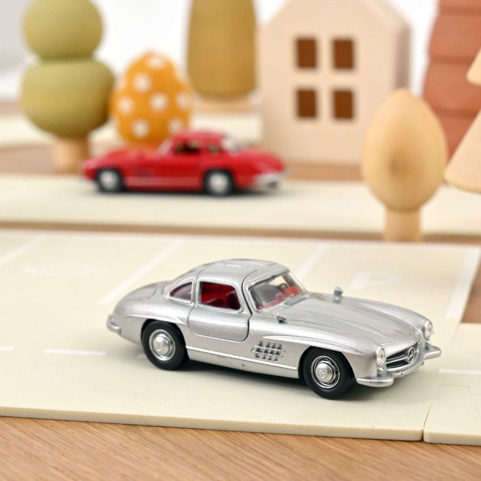 1:43 Norev Jet Car - Mercedes Benz 300 SL 1954 Silbergrau metallic
