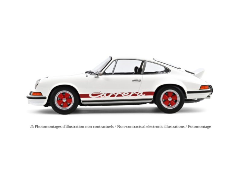 1:12 Norev - Porsche 911 Carrera RS 2.7 1973 Grand Prix White Red