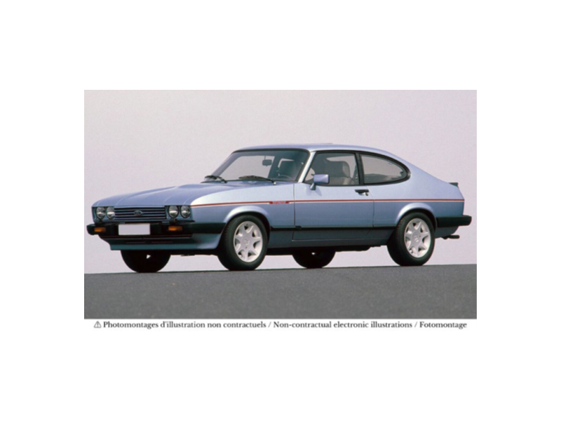 1:18 Norev - Ford Capri Mk.III 2.8 Injection RHD 1984 Paris Blue Metallic