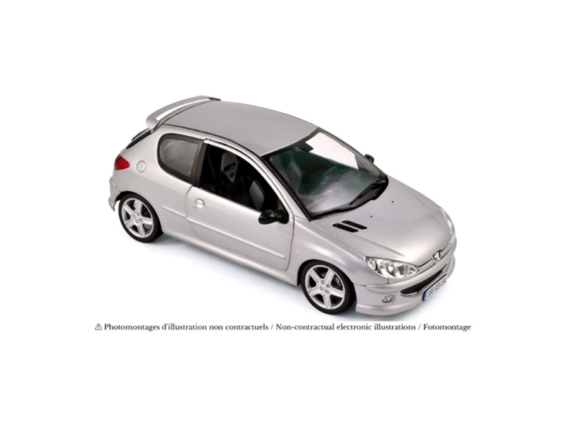 1:18 Norev - Peuget 205 RC 2003 Aluminium Silver *Reproduktion*