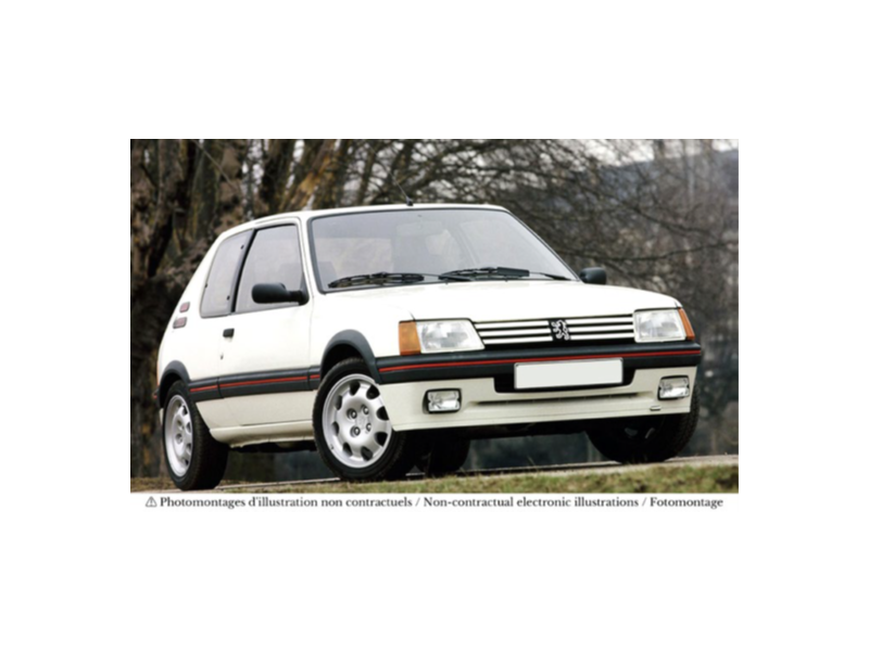 1:64 Norev - Peugeot 205 GTI 1988 Mejje White 1:64 Norev - Peugeot 205 GTI 1988 Mejje White