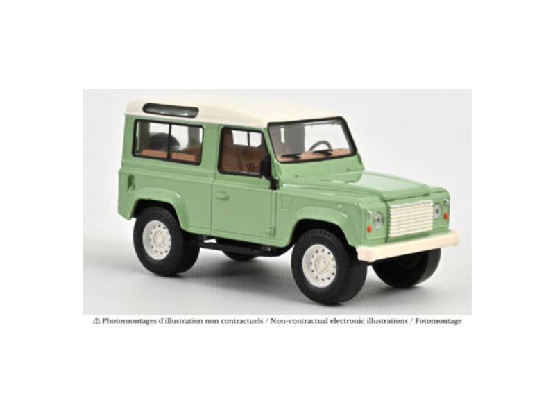 1:43 Norev Jet Car - Lad Rover Defender 1995 Green & White 1:43 Norev Jet Car - Lad Rover Defender 1995 Green & White