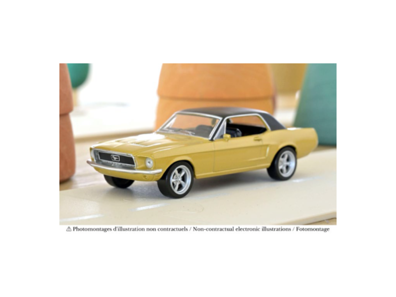1:43 Norev Jet Car - Ford Mustang Coupe 1968 Gold 1:43 Norev Jet Car - Ford Mustang Coupe 1968 Gold