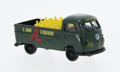 1:87 Brekina - VW T1b Pritsche, L´Air Liquide, mit Ladegut, 1960
