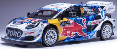 1:18 Ixo - Ford Puma Rally 1, No.16, WRC, Rally Monte Carlo , A.Fourmaux/A.Coria, 2024